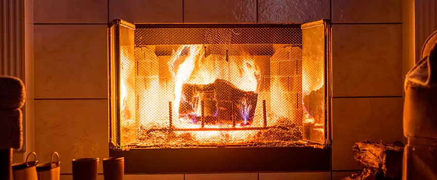 Mendota Hearth Landscape Fireplace Installation in Longview, Washington
